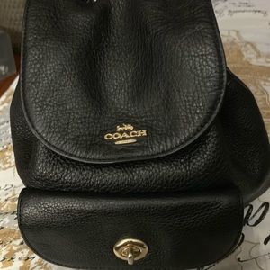 COACH MINI LEATHER BACKPACK’